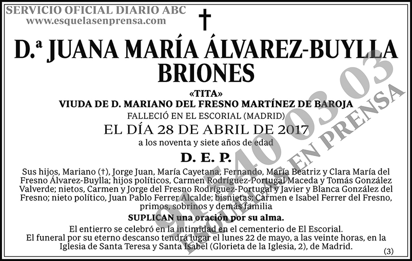 Juana María Álvarez-Buylla Briones
